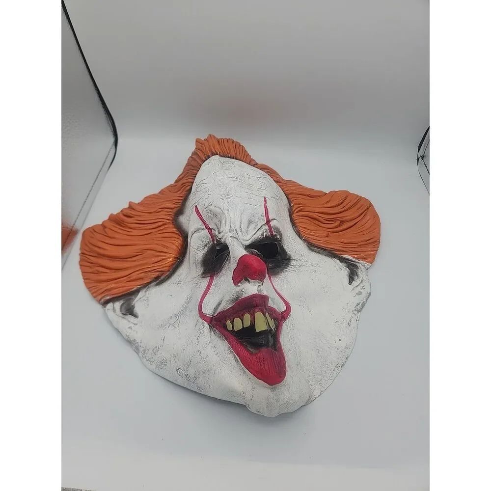 Pennywise Scary Clown Latex Mask - Costume Halloween Party Cosplay